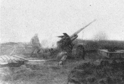 Captured 88mm Near Gurnville France