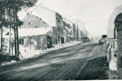 The main road at Bastogne