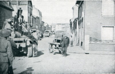 Street scene at Chateau Salins