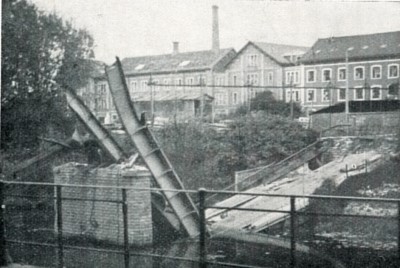 Bombed bridge at Orleans