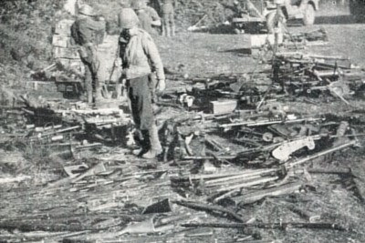 German small arms collected near Brest