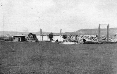 Airport and wreckage at Nancy