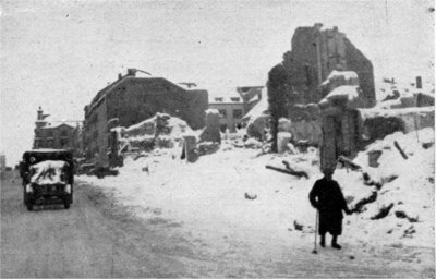 Bastogne's shattered buildings provided living quarters