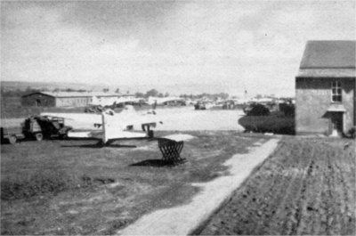 Langensalza airport where the Luftwaffe made things 'hot for a few days'