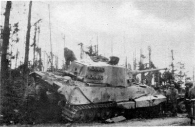 German 'Tiger' with no fight left