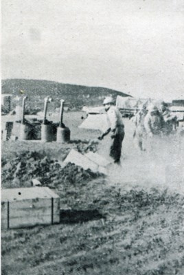 Capt. Gilbert smashes the last of the brandwine rations