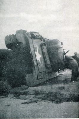 Tanks had a hard time staying on the roads