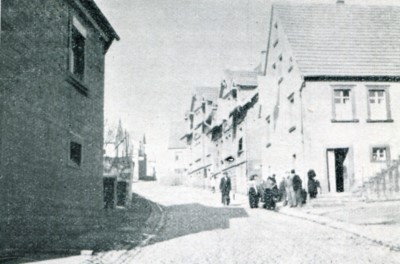 White flags flying in surrendered town