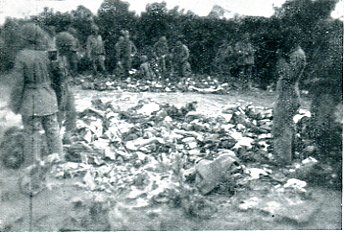 The prisoners were stripped of their equipment