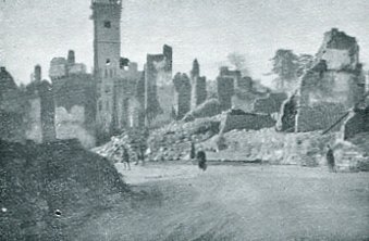 We found the towns almost totally destroyed.