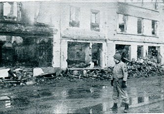 A typical street in Bastogne